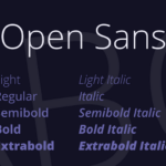 chrome open sans bold italic problem